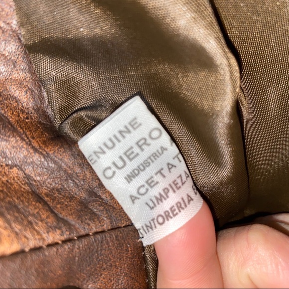 GENUINE LEATHER Argentina Jacket sz 44 (L) - Picture 5 of 6